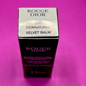 Rogue Dior Dionatural velvet balm 000 NEW IN BOX